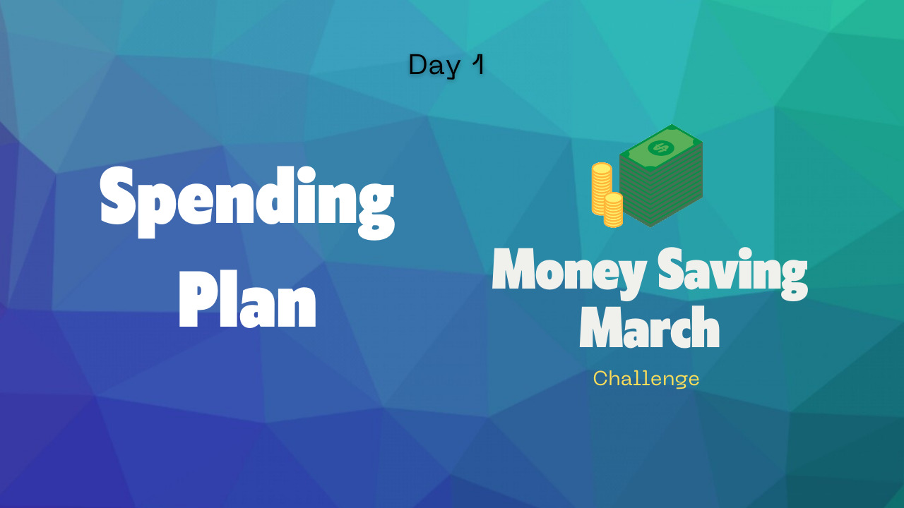 Money Saving March Challenge Day 1