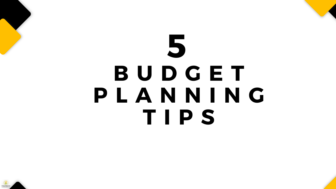 5 Budget Planning Tips for 2024 and 2025